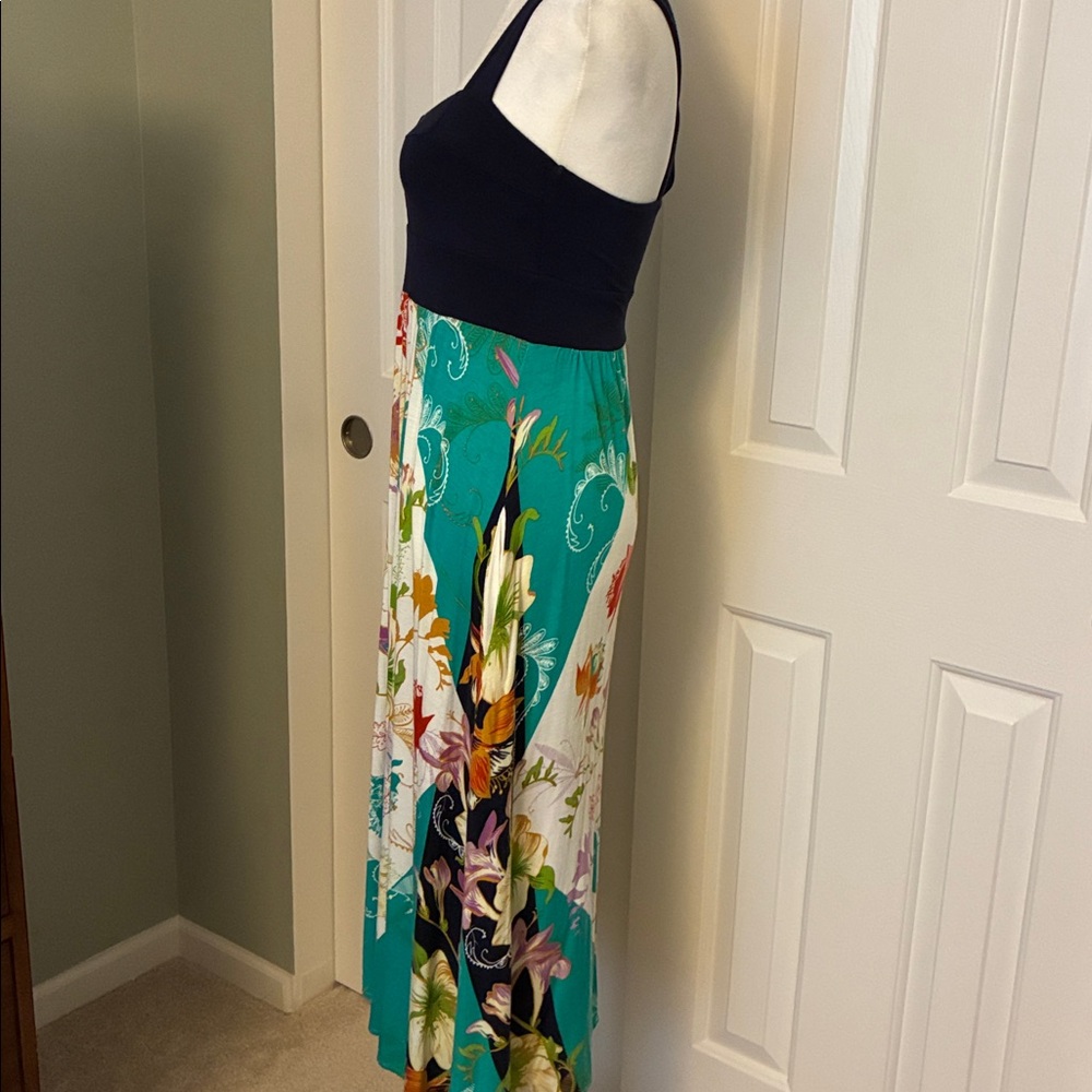 Anthropologie Ric Rac Floral Midi Dress - Picture 4 of 9